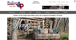 Desktop Screenshot of pedigofurniture.com